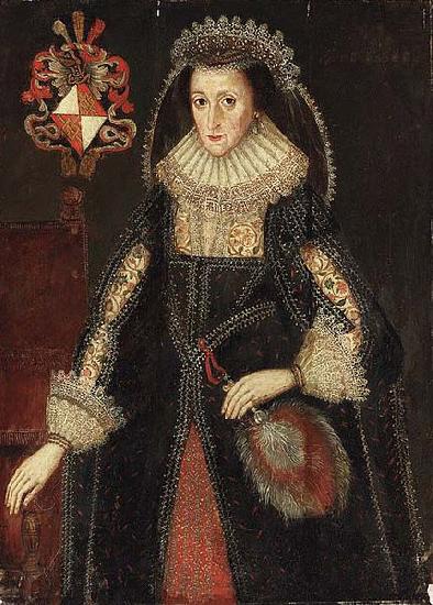 unknow artist Portrait of Portrait of Lady Eleanor Dutton Germany oil painting art